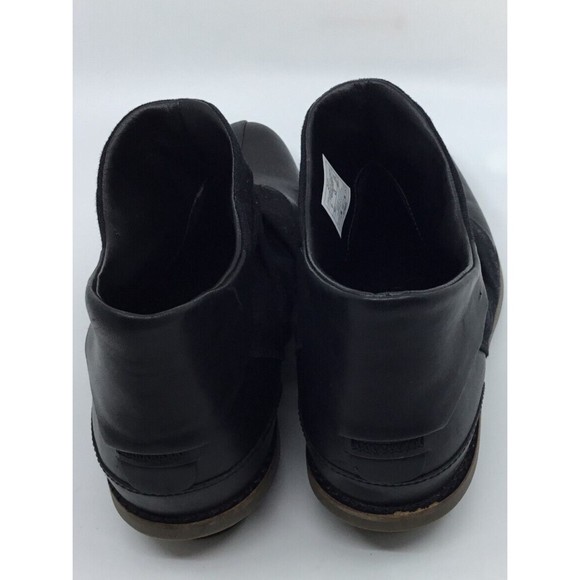 Merrell Black Leather Ankle Boots Womens Sz 7 Adaline Bluff Select Grip Pull On - Picture 3 of 6